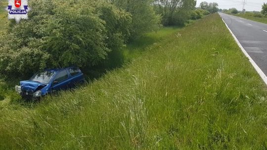 Wypadki w okolicach Gołębia