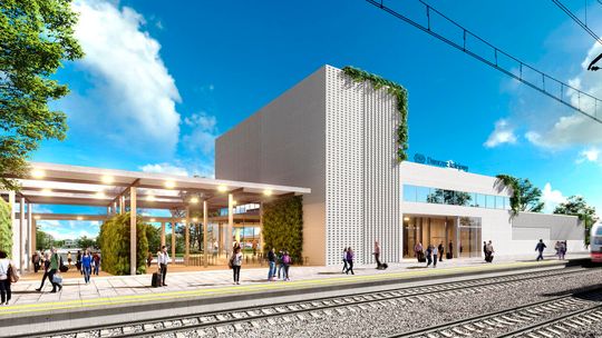 Wizualizacje dworca kolejowego w Chełmie