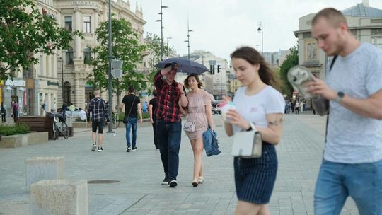 Trochę popadało w Lublinie. Burza ominęła miasto