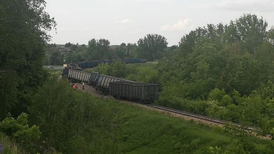 Wykolejony pociąg w Ciecierzynie pod Lublinem