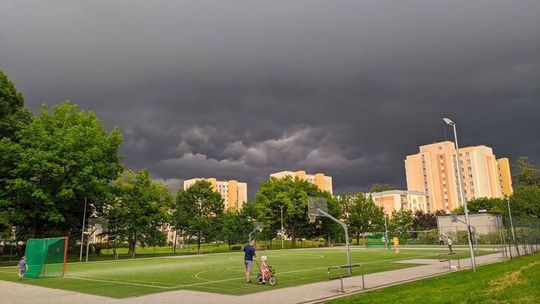 Burzowy front nad Puławami