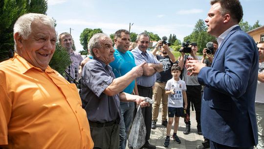 Szymon Hołownia w Godziszowie