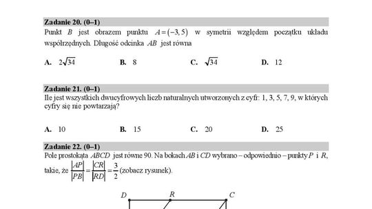 Matura 2020 matematyka podstawa. Arkusze CKE