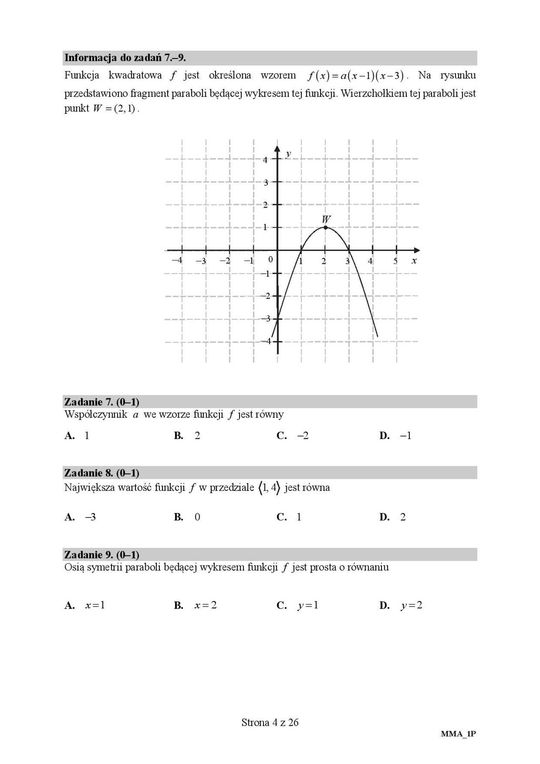 Matura 2020 matematyka podstawa. Arkusze CKE