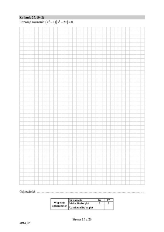 Matura 2020 matematyka podstawa. Arkusze CKE