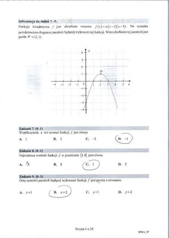 Matura 2020 matematyka podstawa. Rozwiązania zadań