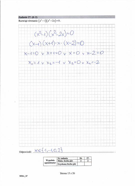 Matura 2020 matematyka podstawa. Rozwiązania zadań