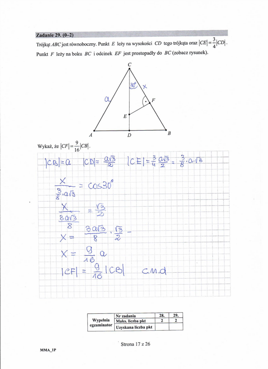 Matura 2020 matematyka podstawa. Rozwiązania zadań