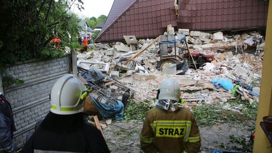 Wybuch gazu w Chodlu. Akcja ratunkowo-poszukiwawcza