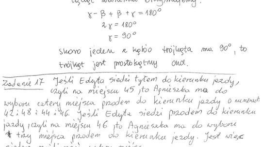 Egzamin ósmoklasistów z matematyki - odpowiedzi do zadań otwartych