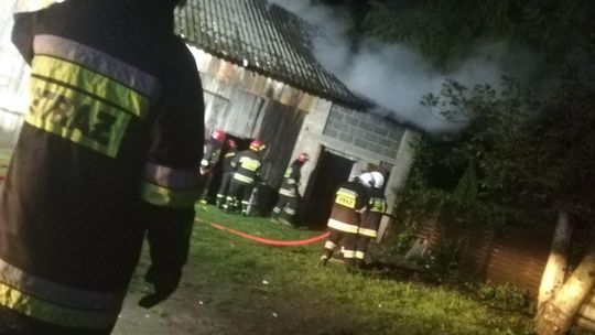 Pożary w miejscowości Wólka Łabuńska Pożary w miejscowości Wólka Łabuńska