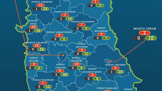 Aktualna sytuacja epidemiologiczna w woj. lubelskim. Stan na 20 czerwca