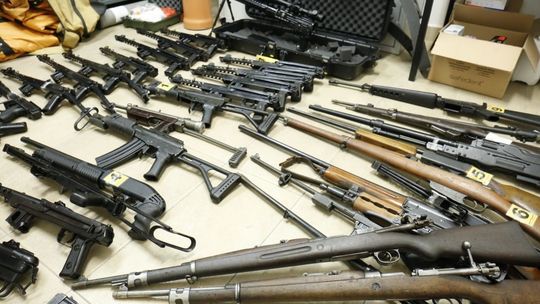 Arsenał z bronią w domku letniskowym pod Lublinem