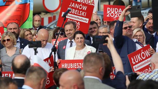 Wiec poparcia dla kandydatury Andrzeja Dudy