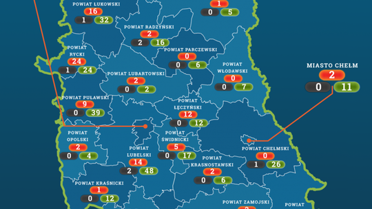 Aktualna sytuacja epidemiologiczna w woj. lubelskim. Stan na 30 czerwca