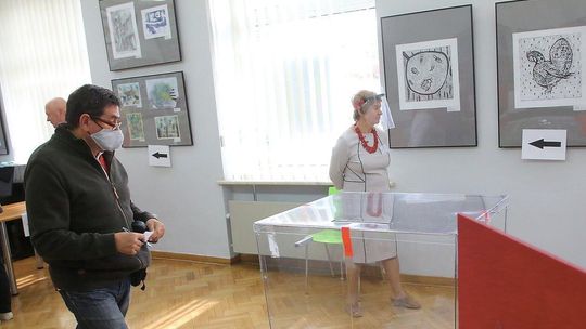 Komisja Wyborcza w DK przy ul. Krańcowej