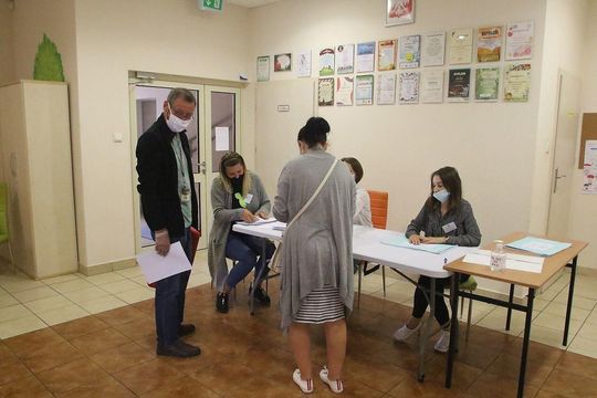 Komisja Wyborcza przy ul. Woronieckiego