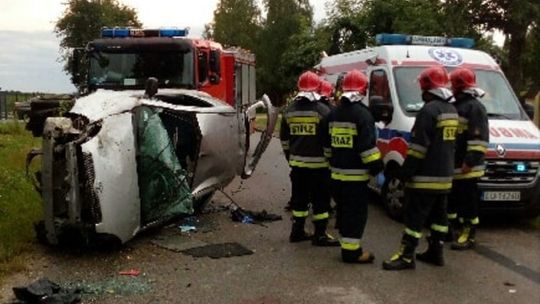 Wypadek w Karolinie pod Łęczną