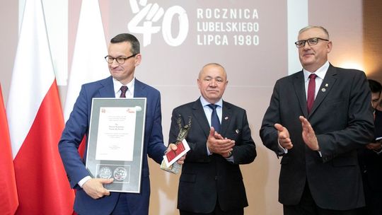Premier Mateusz Morawiecki na uroczystości rocznicy Lubelskiego Lipca