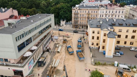 Al. Racławickie, ul. Lipowa i Długosza w przebudowie