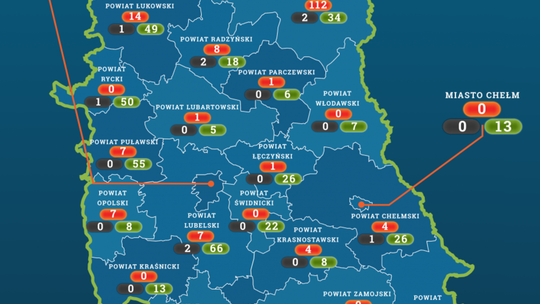 Aktualna sytuacja epidemiologiczna w woj. lubelskim. Stan na 28 lipca