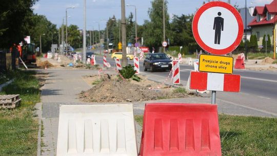 Budowa ronda naAl. Lotników Polskich w Świdniku