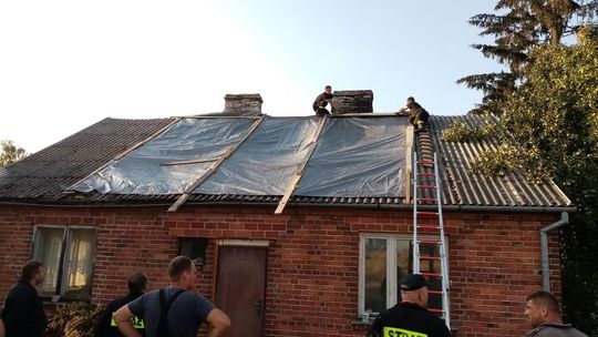 Skutki przejścia burzy nad powiatem zamojskim