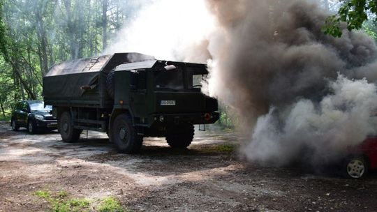 Wspólne ćwiczenia straży pożarnej i wojska