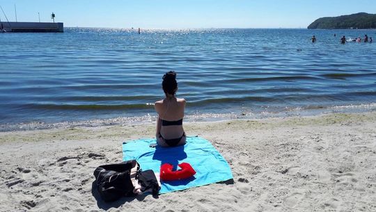 Wakacje nad Bałtykiem: plaża miejska w Gdyni