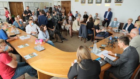 Działkowcy w ratuszu