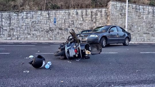 Wypadek na ulicy Ruskiej w Lublinie