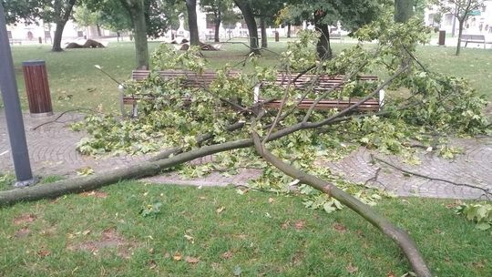 Burze nad województwem lubelskim