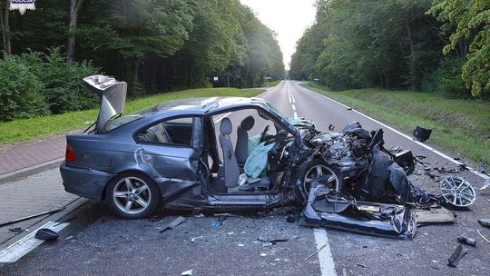 Wypadek na drodze Rejowiec - Chełm