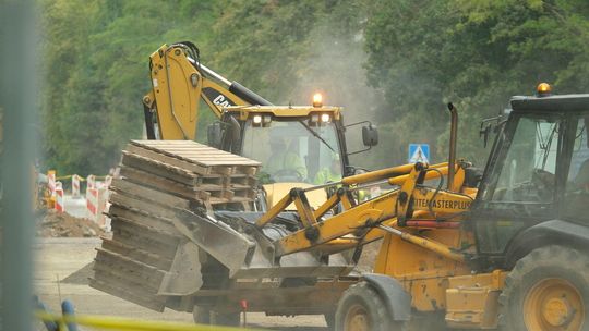 Przebudowa al. Racławickich wrzesień 2020