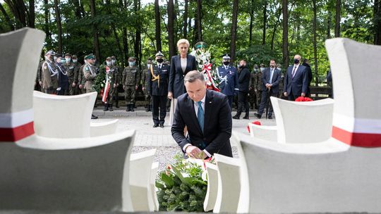 Andrzej Duda z żoną w Wytycznie