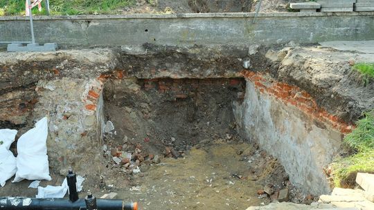 Odkrycie podczas prac koło Zamku w Lublinie Odkrycie podczas prac koło Zamku w Lublinie