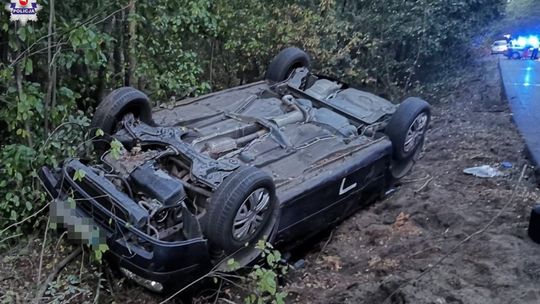 Śmiertelny wypadek koło Łukowa