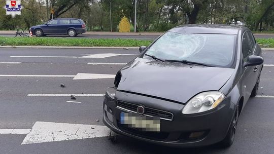 Potrącenie w Zamościu