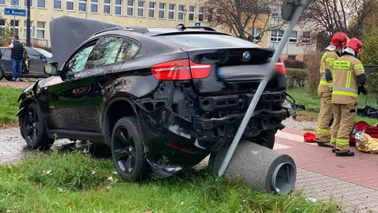 Wypadek na ul. Związkowej w Lublinie