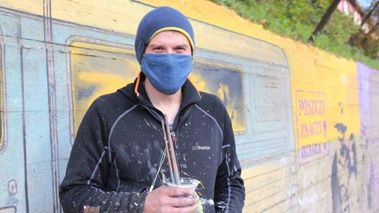 Mural na ul. Mełgiewskiej już gotowy