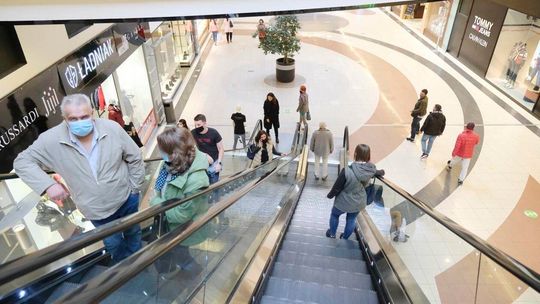 Galeria handlowa Olimp przed wprowadzeniem kolejnych restrykcji
