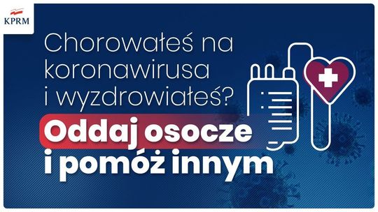Oddaj osocze i pomóż innym