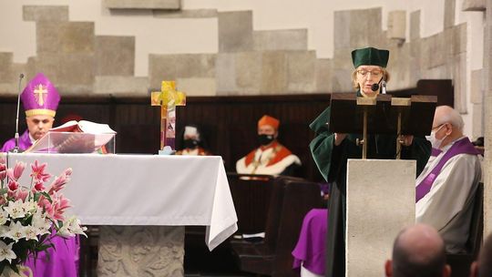 Msza żałobna za prof. Piotra Francuza w Kościele Akademickim KUL