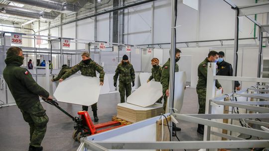 Szpital tymczasowy w Targach Lublin