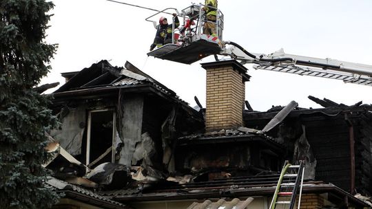 Pożar domu przy Sowińskiego