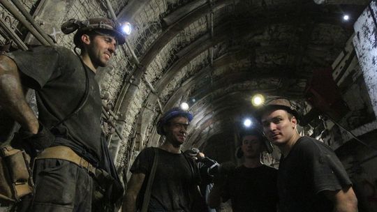 Praca góników w kopalni Bogdanka Praca góników w kopalni Bogdanka