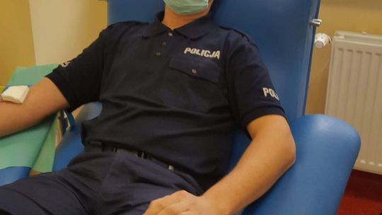Zbiórka krwi dla policjantki z Międzyrzeca Podlaskiego