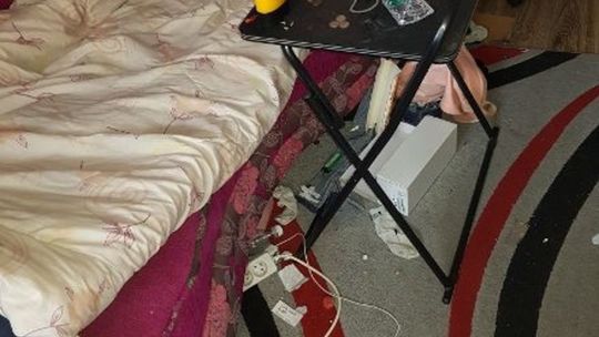 Lokatorzy zostawili mieszkanie w takim stanie