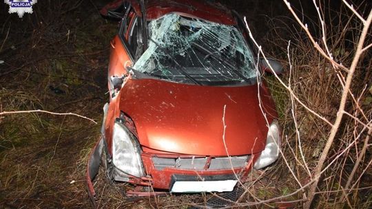 Wypadek w miejscowości Nowiny