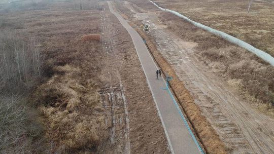 Ściezka terenowa na Górkach Czechowskich